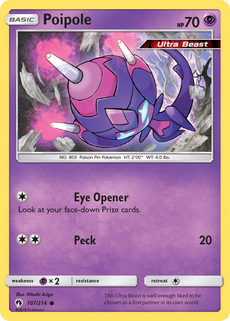 Poipole sm8-107 Common from Lost Thunder Set