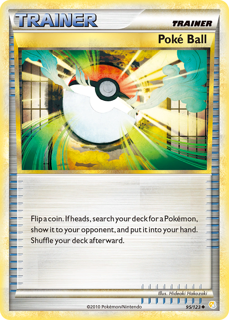 Poké Ball hgss1-95 Uncommon from HeartGold & SoulSilver Set