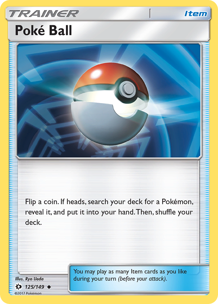 Poké Ball sm1-125 Uncommon from Sun & Moon Set