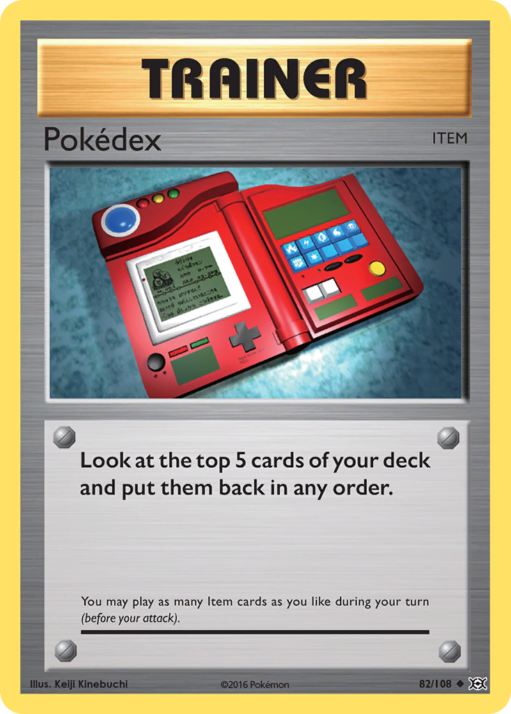 Pokédex xy12-82 Uncommon from Evolutions Set