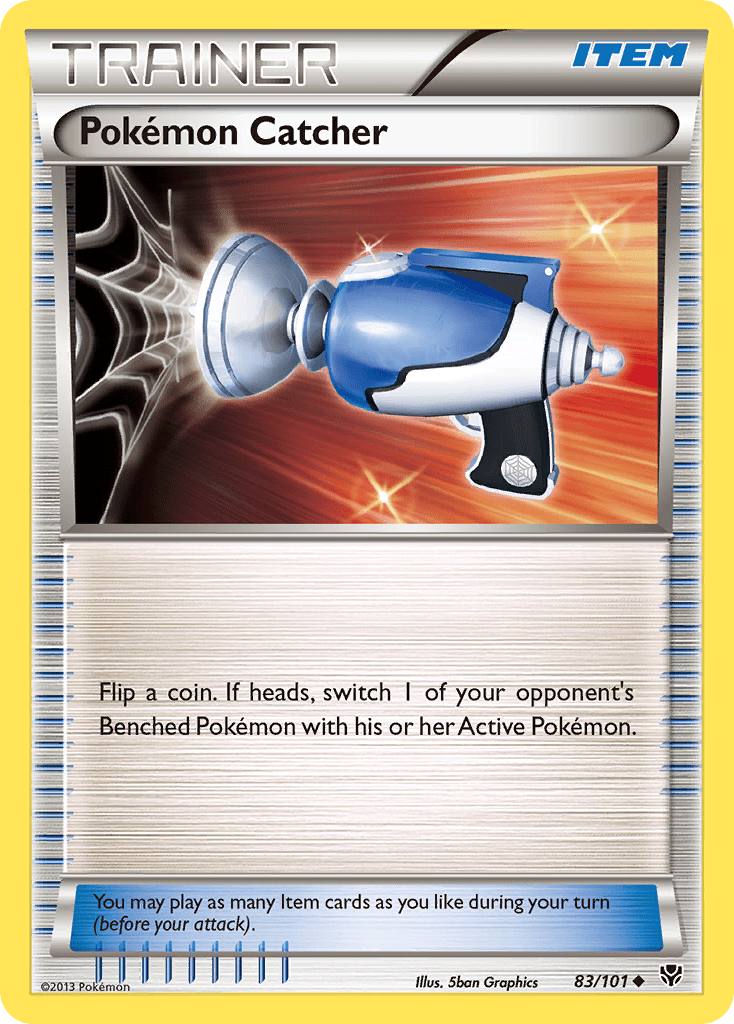 Pokémon Catcher bw10-83 Uncommon from Plasma Blast Set
