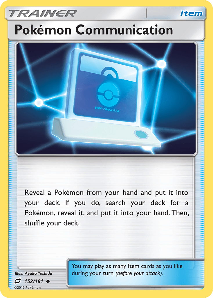 Pokémon Communication sm9-152 Uncommon from Team Up Set