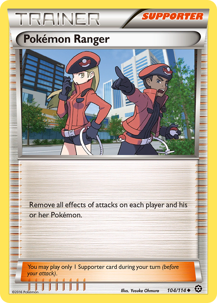 Pokémon Ranger xy11-104 Uncommon from Steam Siege Set