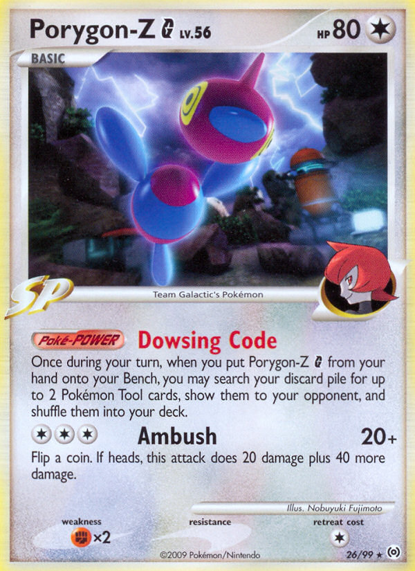Porygon-Z G pl4-26 Rare from Arceus Set