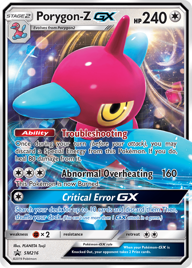 Porygon-Z-GX smp-SM216 Promo from SM Black Star Promos Set