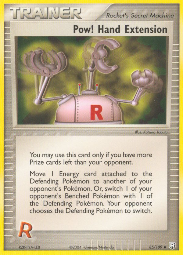 Pow! Hand Extension ex7-85 Uncommon from Team Rocket Returns Set