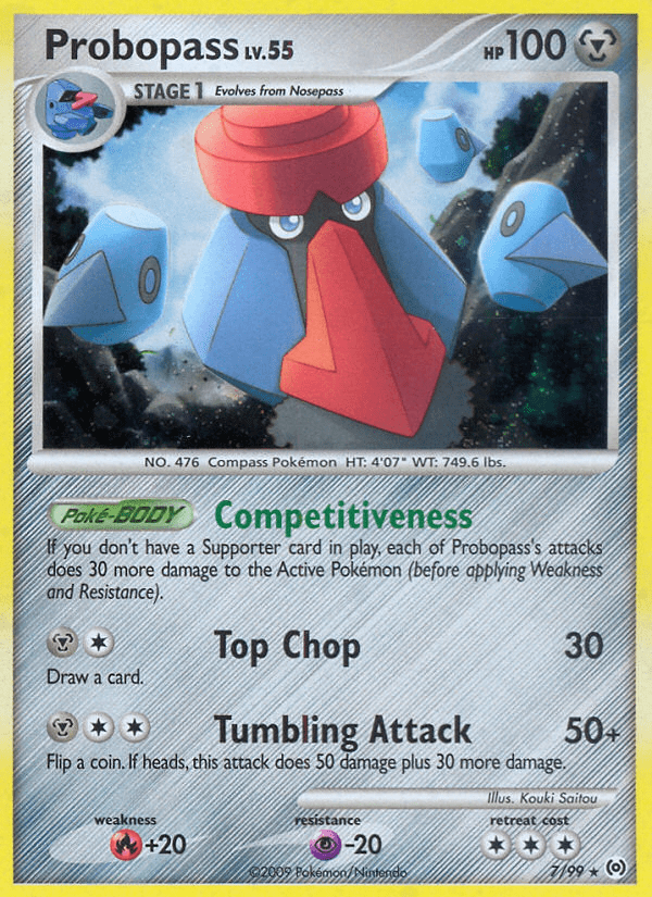 Probopass pl4-7 Rare Holo from Arceus Set