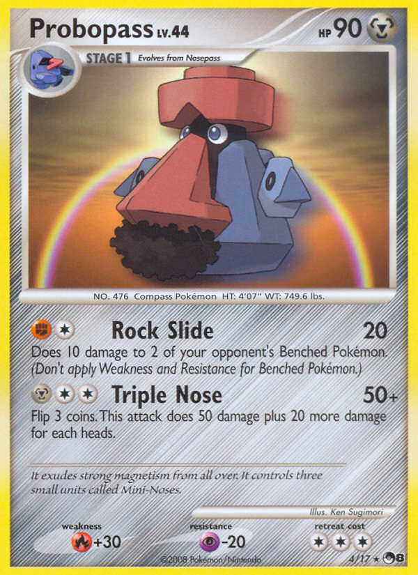 Probopass pop8-4 Rare from POP Series 8 Set