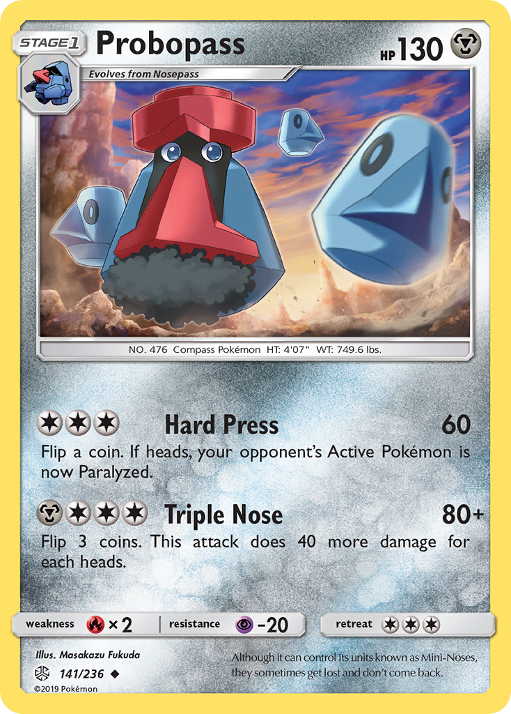 Probopass sm12-141 Uncommon from Cosmic Eclipse Set