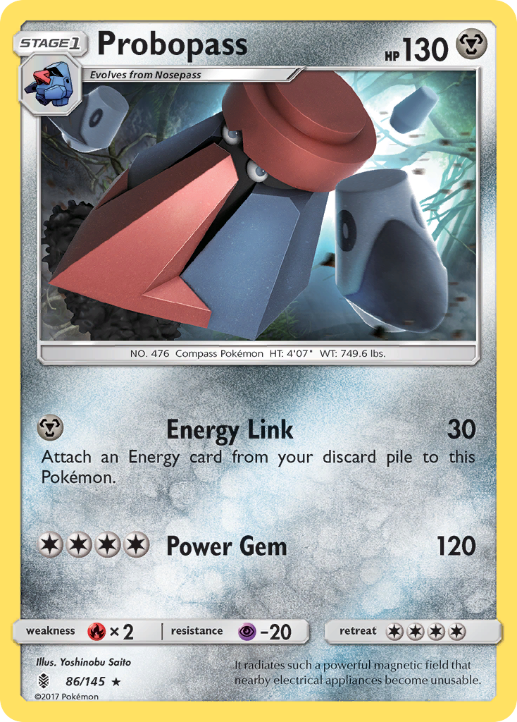 Probopass sm2-86 Rare from Guardians Rising Set