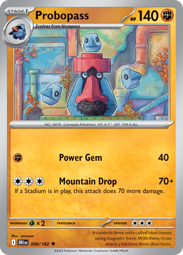 Probopass sv10-98 Uncommon from Destined Rivals Set