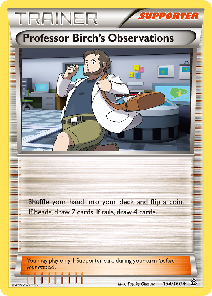 Professor Birch’s Observations xy5-134 Uncommon from Primal Clash Set