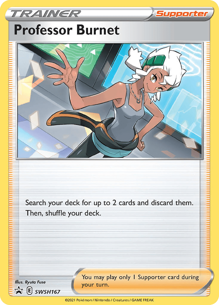Professor Burnet swshp-SWSH167 Promo from SWSH Black Star Promos Set