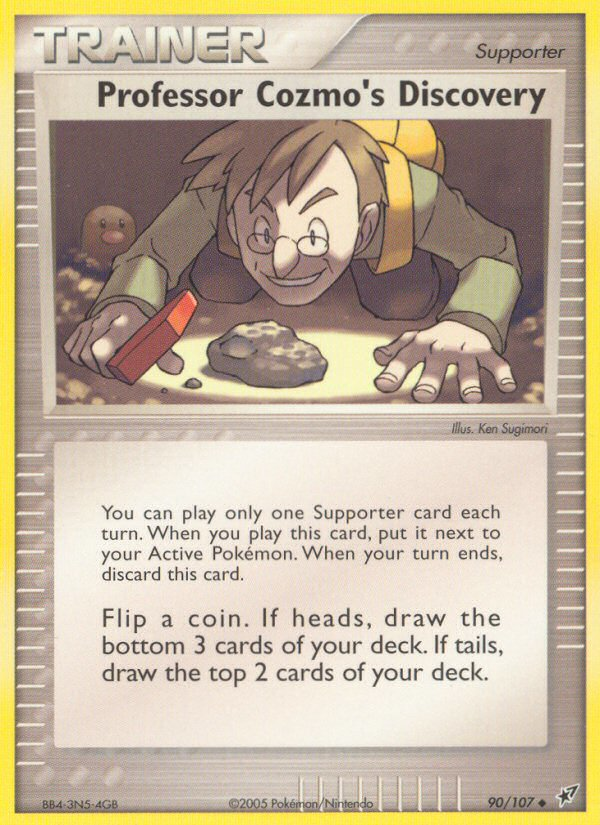 Professor Cozmo’s Discovery ex8-90 Uncommon from Deoxys Set
