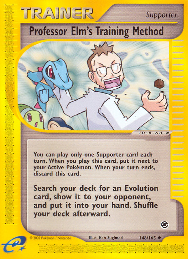 Professor Elm’s Training Method ecard1-148 Uncommon from  Set