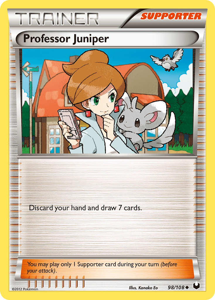 Professor Juniper bw5-98 Uncommon from Dark Explorers Set