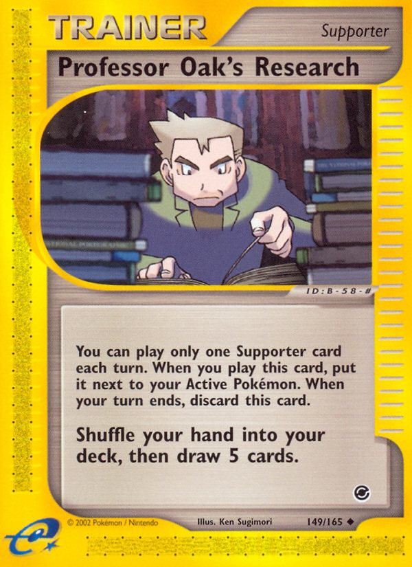 Professor Oak’s Research ecard1-149 Uncommon from  Set