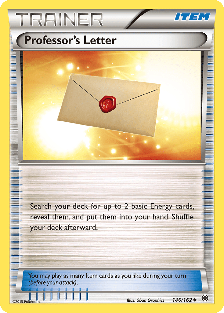 Professor’s Letter xy8-146 Uncommon from BREAKthrough Set