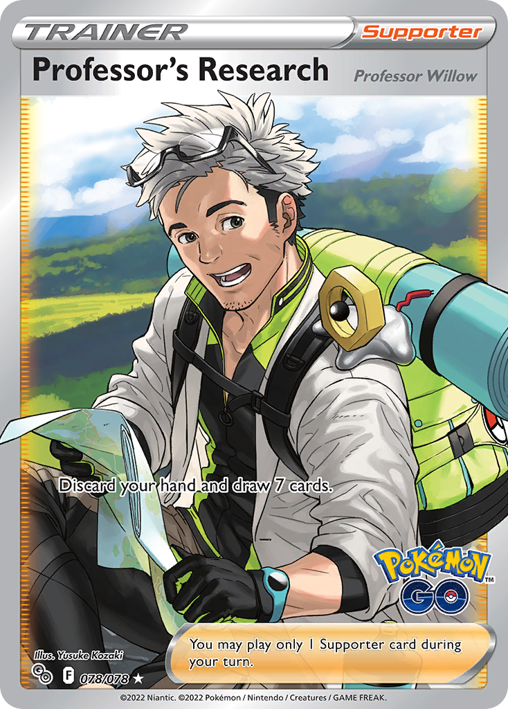 Professor’s Research pgo-78 Rare Ultra from Pokémon GO Set
