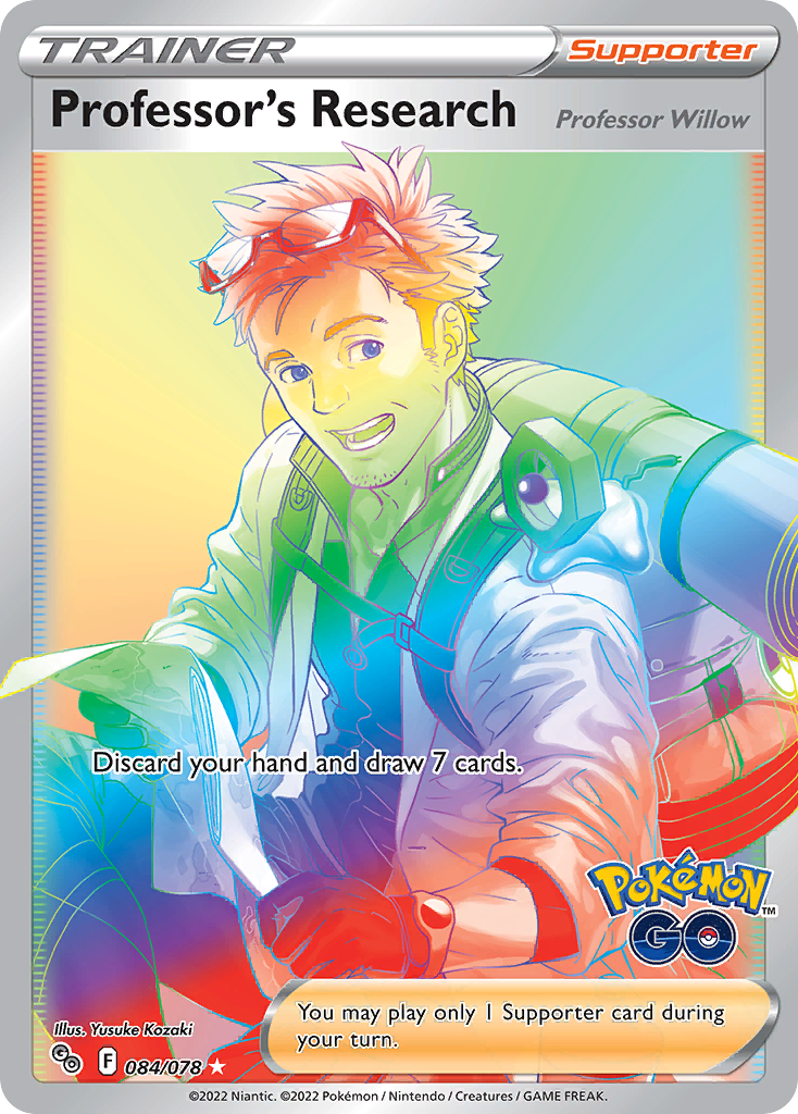 Professor’s Research pgo-84 Rare Rainbow from Pokémon GO Set