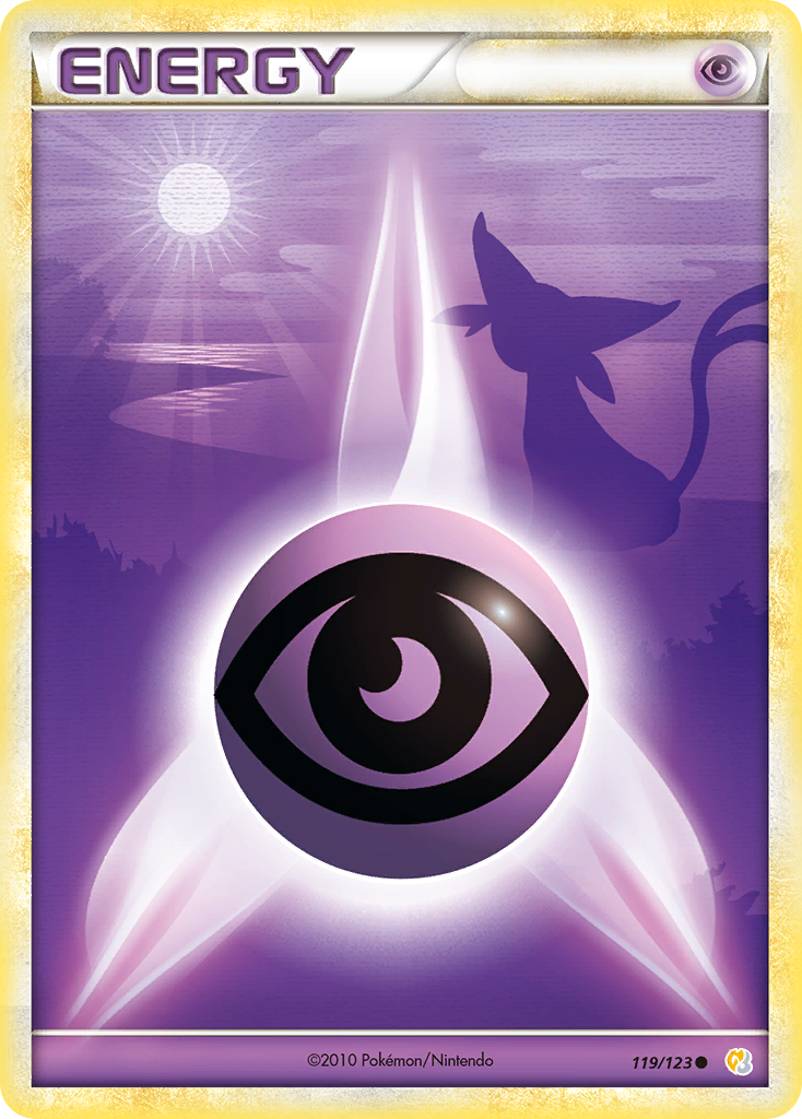 Psychic Energy hgss1-119 Common from HeartGold & SoulSilver Set