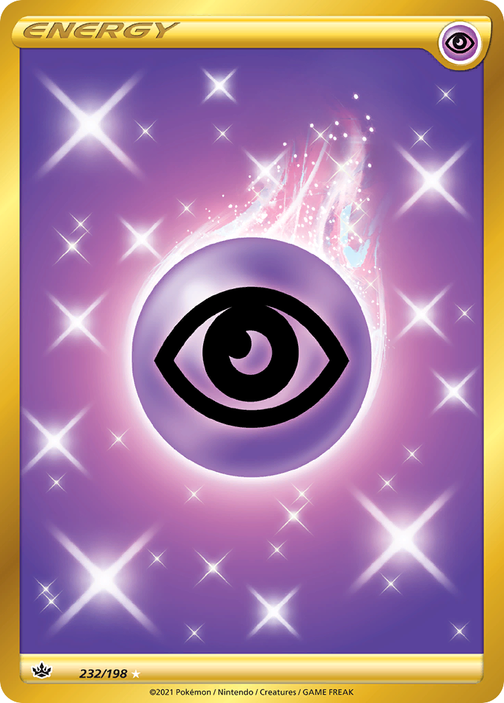 Psychic Energy swsh6-232 Rare Secret from Chilling Reign Set