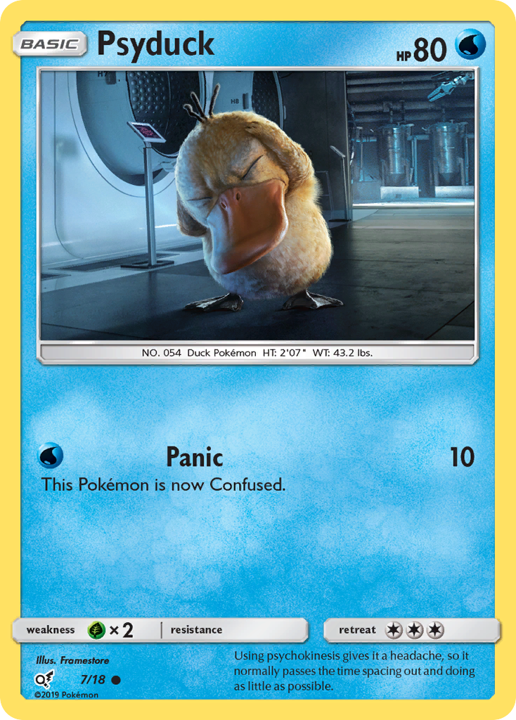 Psyduck det1-7 Common from Detective Pikachu Set