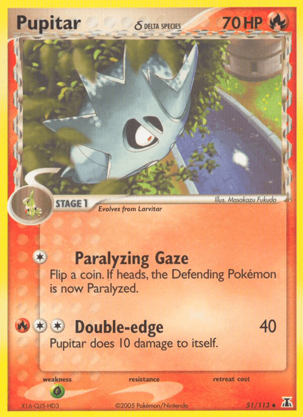 Pupitar δ ex11-51 Uncommon from Delta Species Set