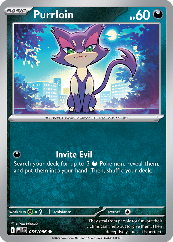 Purrloin rsv10pt5-55 Common from White Flare Set