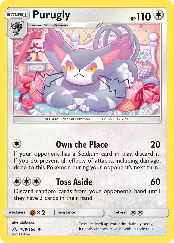 Purugly sm5-109 Uncommon from Ultra Prism Set