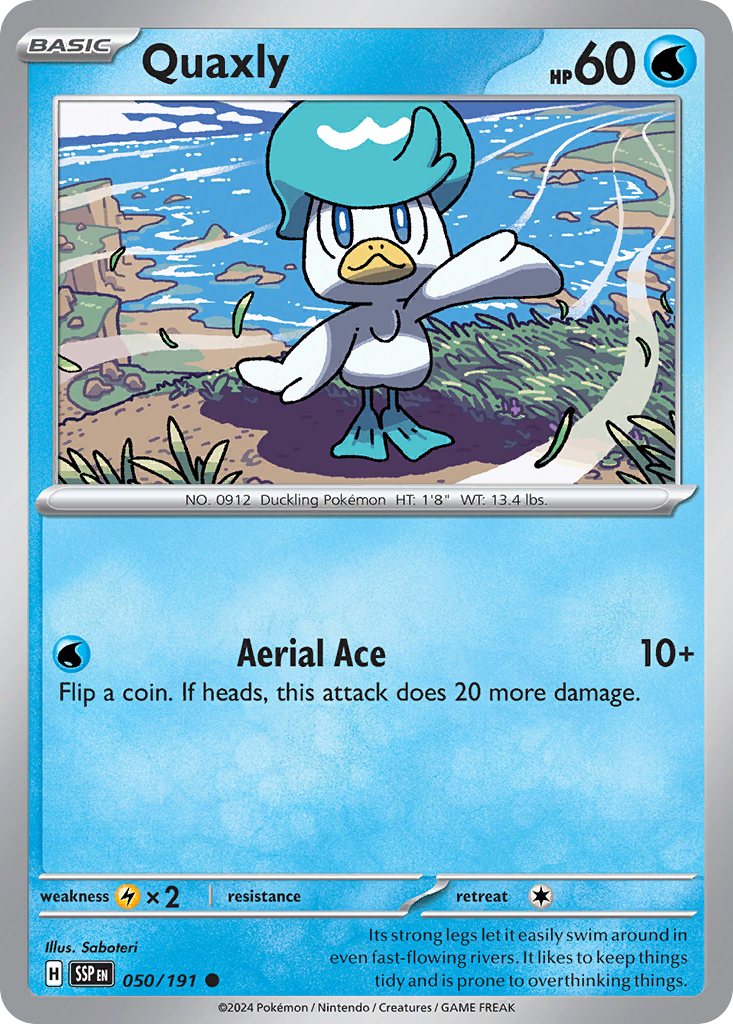 Quaxly sv8-50 Common from Surging Sparks Set