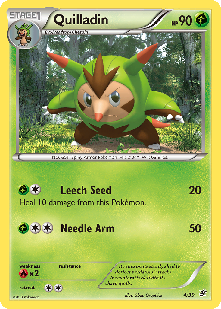 Quilladin xy0-4  from Kalos Starter Set Set