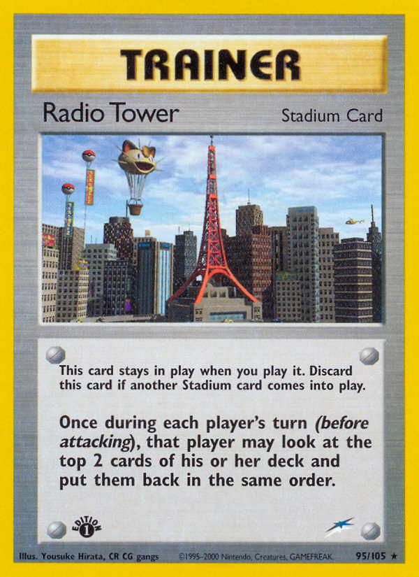 Radio Tower neo4-95 Rare from Neo Destiny Set