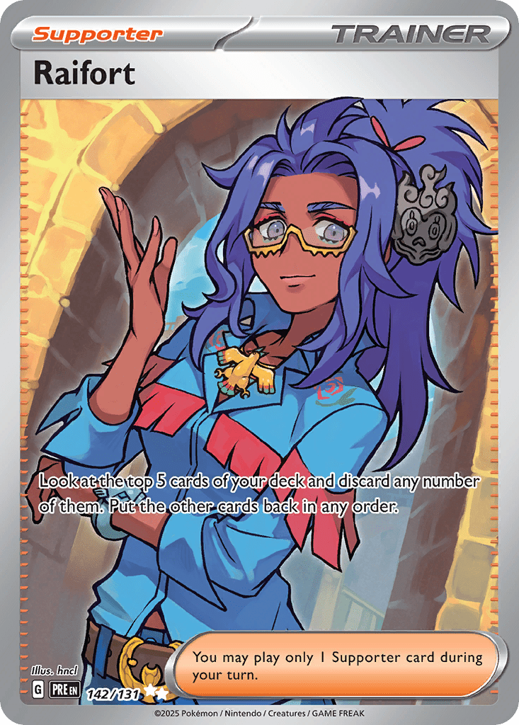 Raifort sv8pt5-142 Ultra Rare from Prismatic Evolutions Set