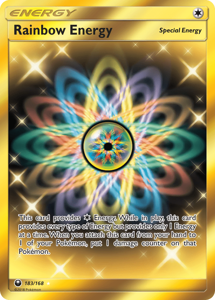Rainbow Energy sm7-183 Rare Secret from Celestial Storm Set