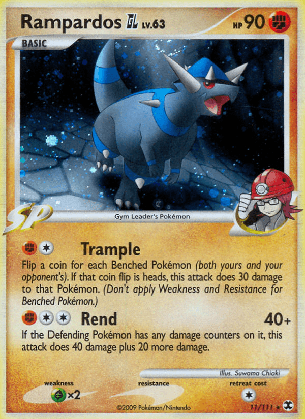 Rampardos GL pl2-11 Rare Holo from Rising Rivals Set