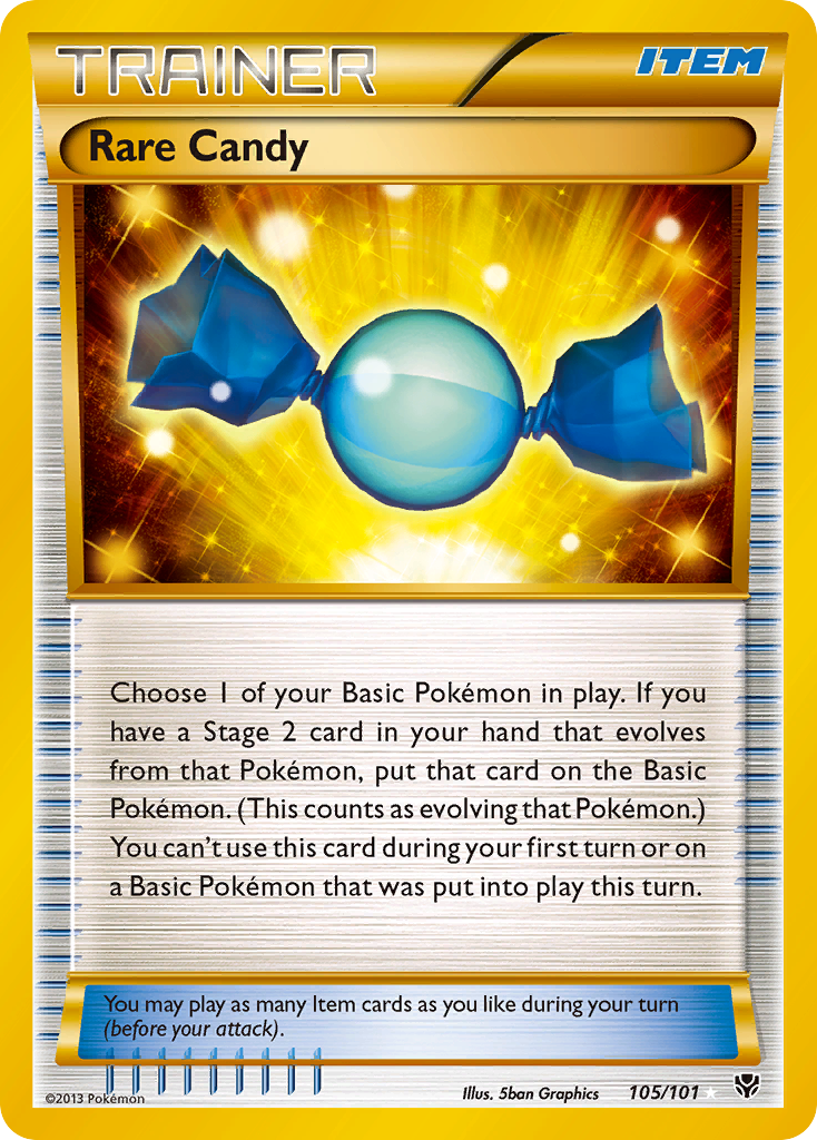 Rare Candy bw10-105 Rare Secret from Plasma Blast Set