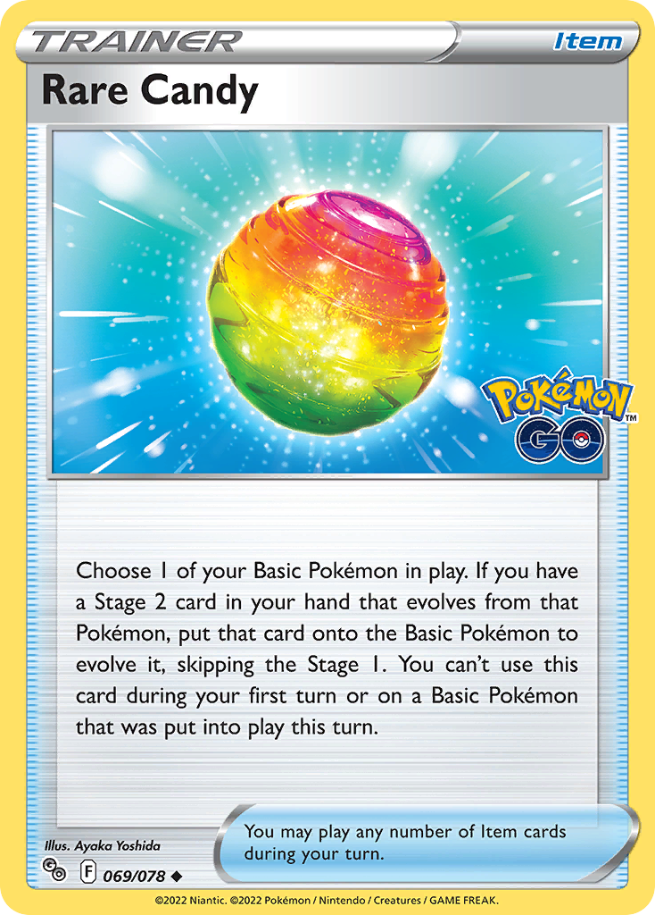 Rare Candy pgo-69 Uncommon from Pokémon GO Set