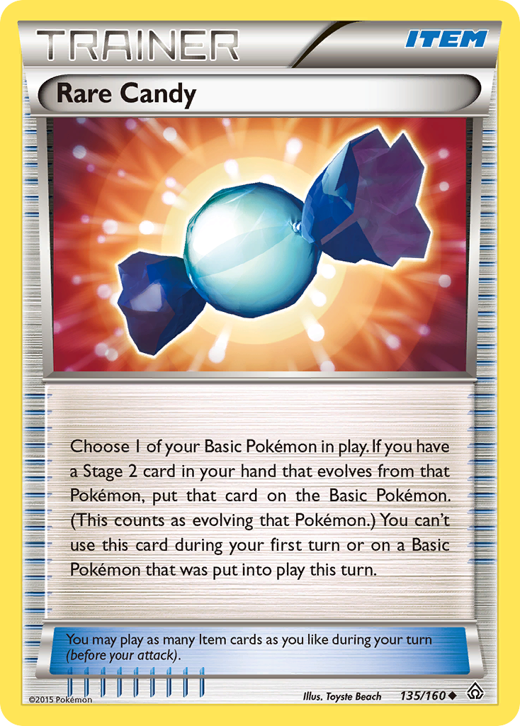 Rare Candy xy5-135 Uncommon from Primal Clash Set