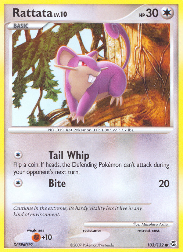 Rattata dp3-103 Common from Secret Wonders Set