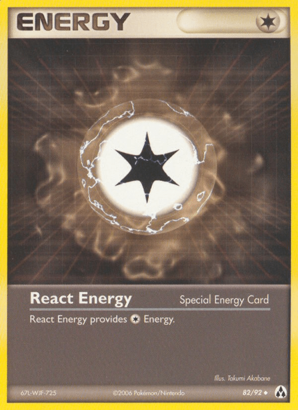 React Energy ex12-82 Uncommon from Legend Maker Set