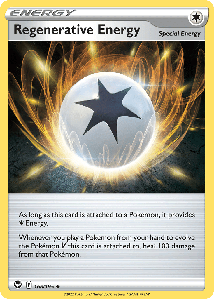Regenerative Energy swsh12-168 Uncommon from Silver Tempest Set