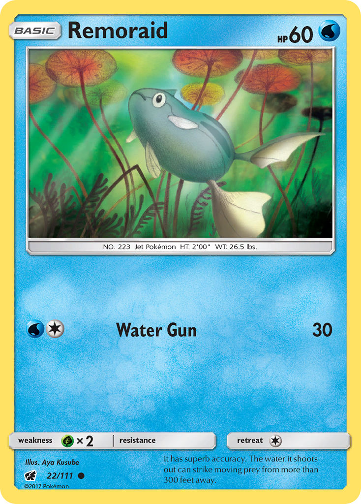 Remoraid sm4-22 Common from Crimson Invasion Set