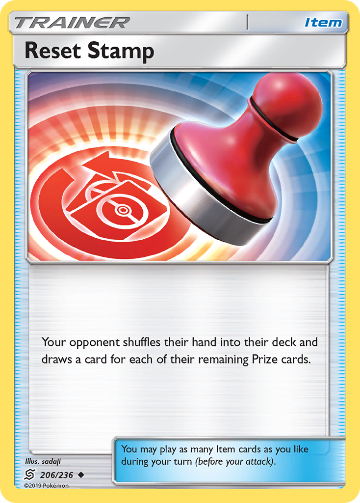 Reset Stamp sm11-206 Uncommon from Unified Minds Set