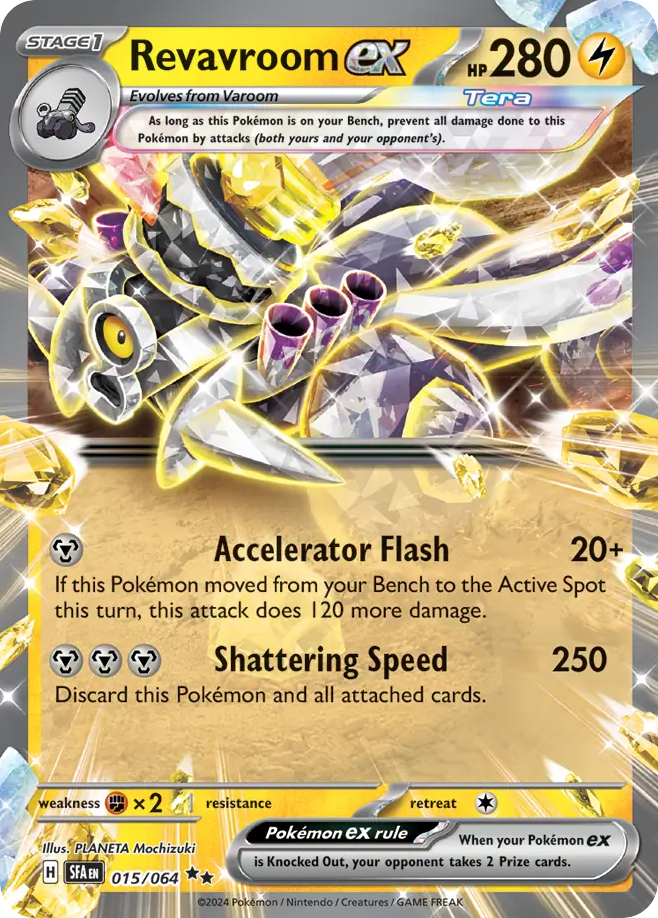 Revavroom ex sv6pt5-15 Double Rare from Shrouded Fable Set