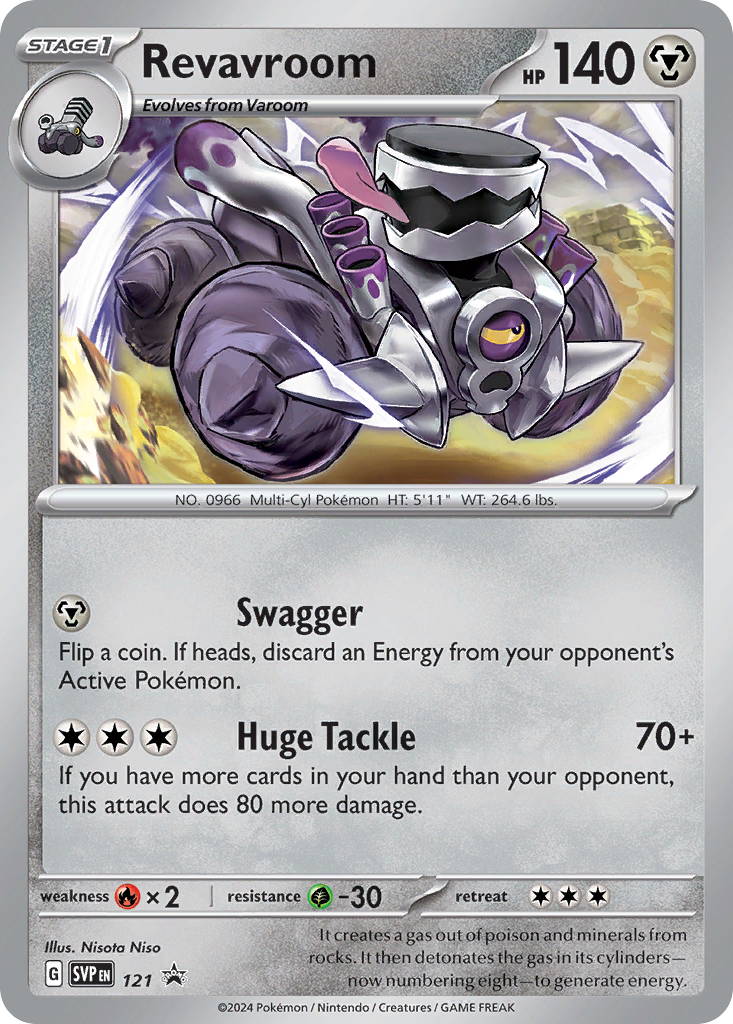 Revavroom svp-121 Promo from Scarlet & Violet Black Star Promos Set