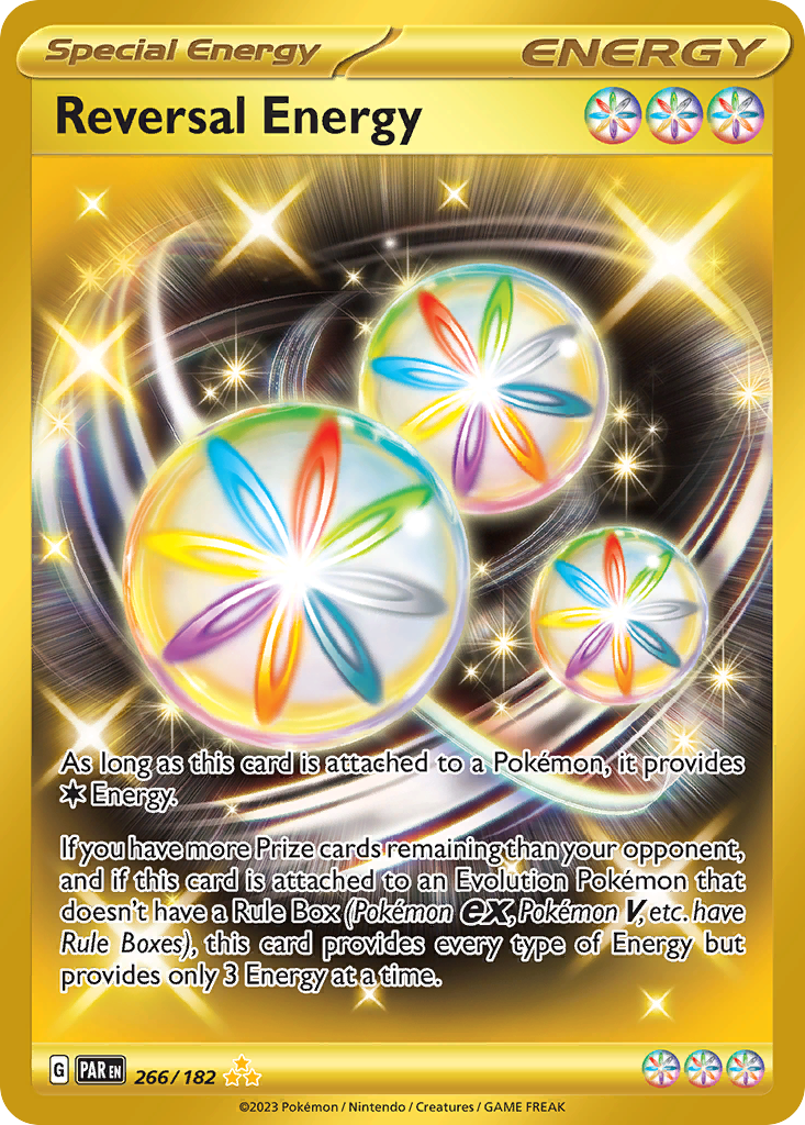 Reversal Energy sv4-266 Hyper Rare from Paradox Rift Set