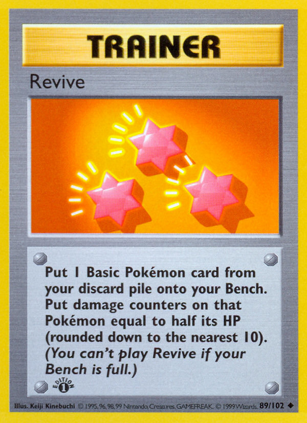 Revive base1-89 Uncommon from Base Set