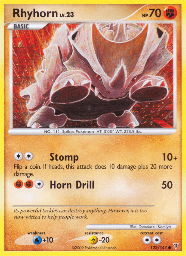 Rhyhorn pl3-122 Common from Supreme Victors Set