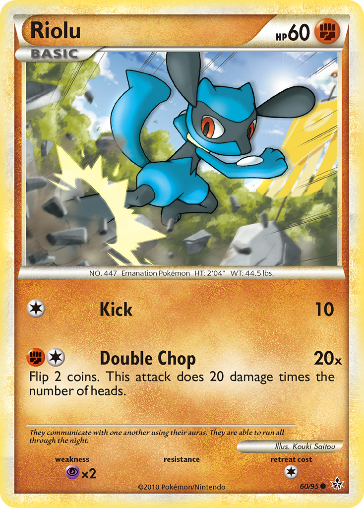 Riolu hgss2-60 Common from HS—Unleashed Set
